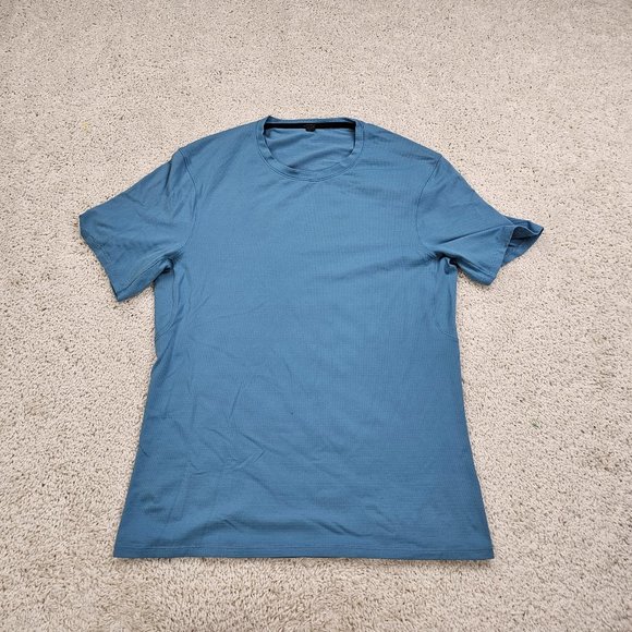 lululemon athletica Other - Lululemon Men's Performance Workout Shirt Active Fit Gym USA Blue Lightweight!